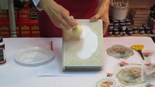 Decoupage Ideas Vintage Book Tutorial AistCraft