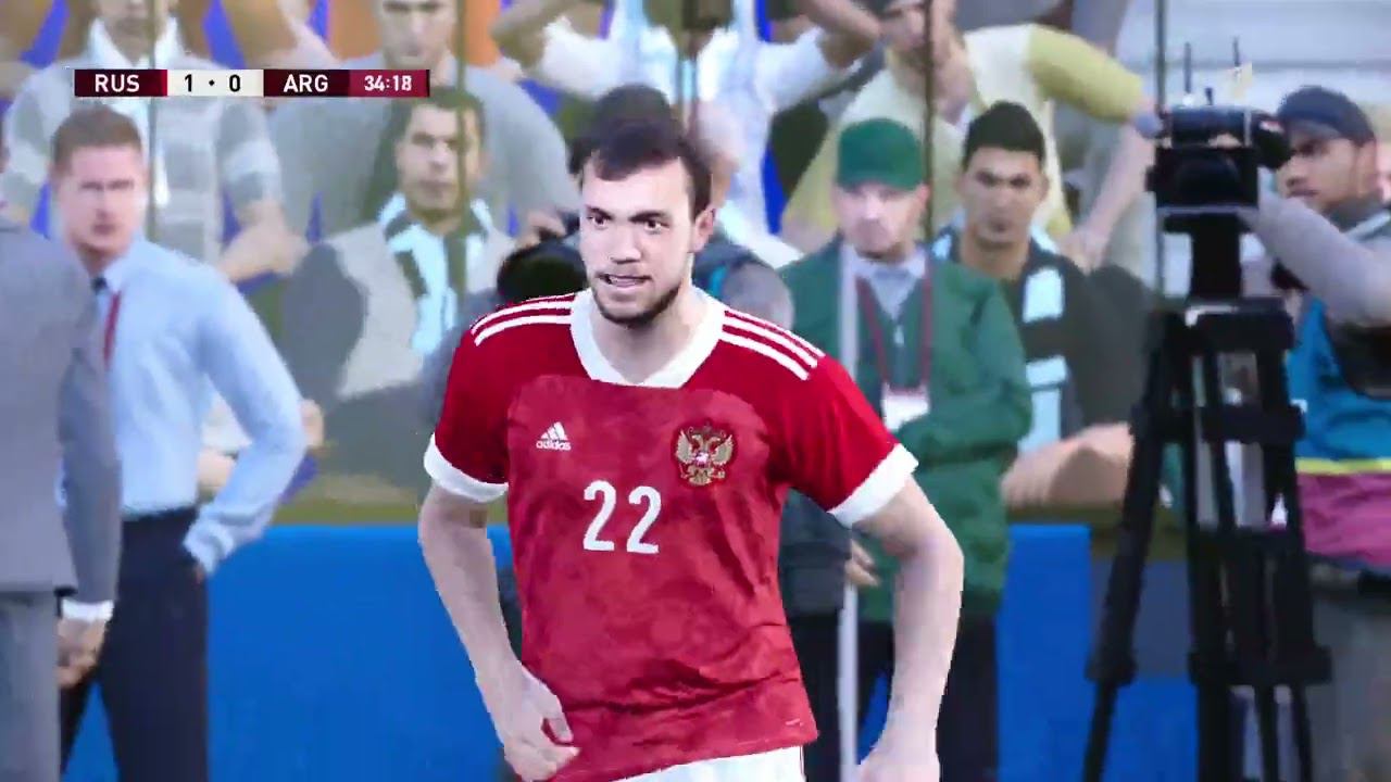 PES21. FIFA WORLD CUP 2022 ЗА СБОРНУЮ РОССИИ. 3 ТУР РОССИЯ - АРГЕНТИНА