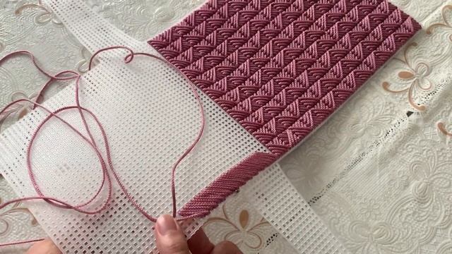 Сумка из пластиковой канвы смотреть онлайн