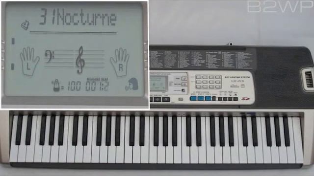 Casio LK 215 con Luces guías de aprendizaje смотреть онлайн