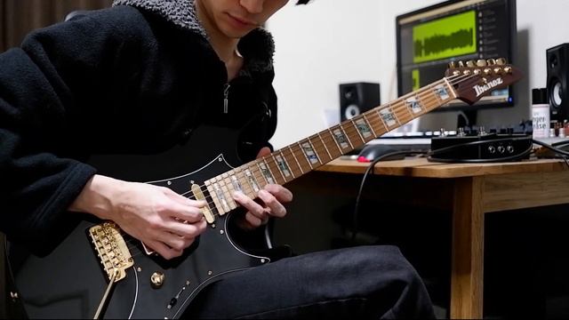 WHITEFISTS / 魔法使いの夜明け guitar solo cover смотреть онлайн