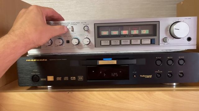 Усилитель trio ka 72, колонки Panasonic sb d 5000, casd проигрыватель marantz dv 8300 смотреть онлайн