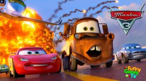 ТАЧКИ 3 #2 По  у детская игра про Молнию Маквина ТУРНИР тачки гонки видео   Cars 3