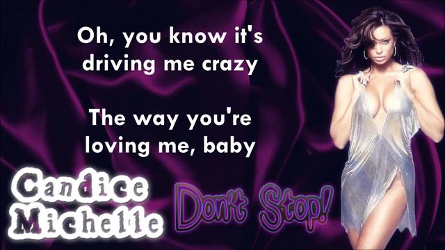 Candice Michelle WWE Theme - Don't Stop (lyrics)