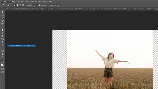 Easy Way To EXTEND BACKGROUNDS In Photoshop! смотреть онлайн