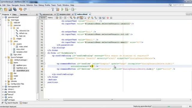 Java Server Faces, PrimeFaces y Hibernate - Login y CRUD (Data Table y Dialogs) - Parte 6 смотреть онлайн