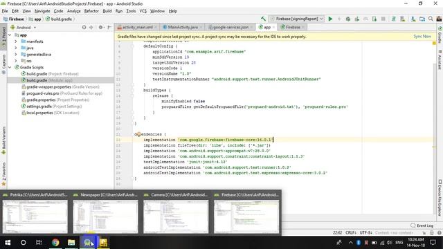 Connect Firebase to android app project смотреть онлайн