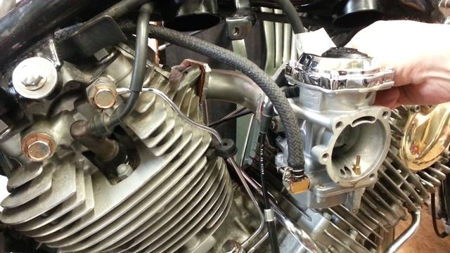yamaha virago 1100 single carburettor conversion смотреть онлайн