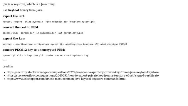 DevOps & SysAdmins: How to generate .key and .crt file from JKS file for httpd apache server? смотреть онлайн