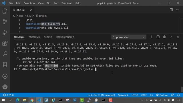 [Laravel][PHP][教學]設定安裝# [Windows&Mac&Linux] 錯誤解決requested PHP extension fileinfo is missing(php.ini смотреть онлайн