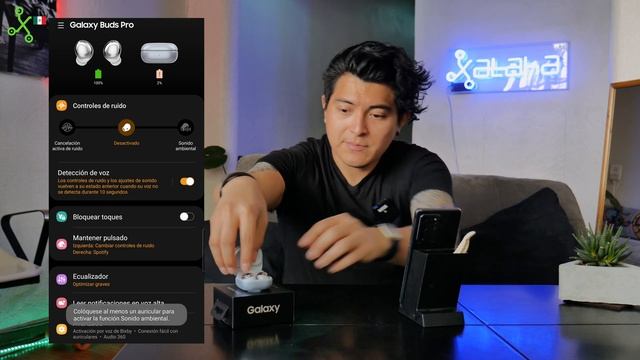 SAMSUNG Galaxy Buds Pro UNBOXING E IMPRESIONES en México, pequeños y con MEJOR cancelación de ruido смотреть онлайн