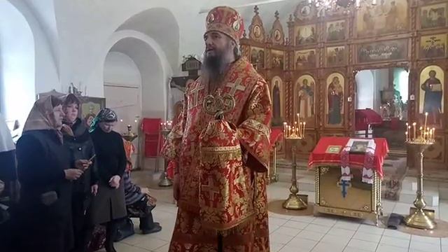 Проповедь епископа Савватия 06 05 2018г смотреть онлайн