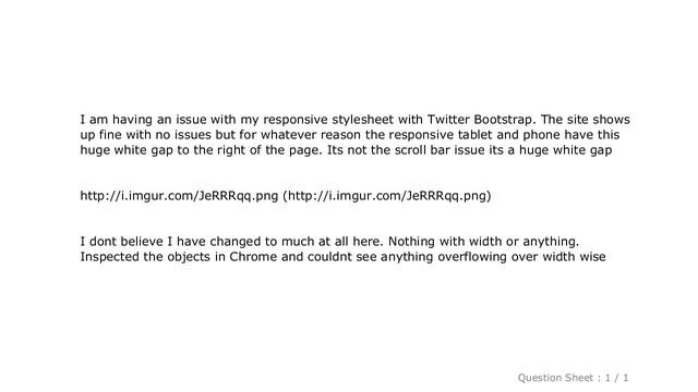 CSS : Twitter bootstrap white gap on right side of page смотреть онлайн