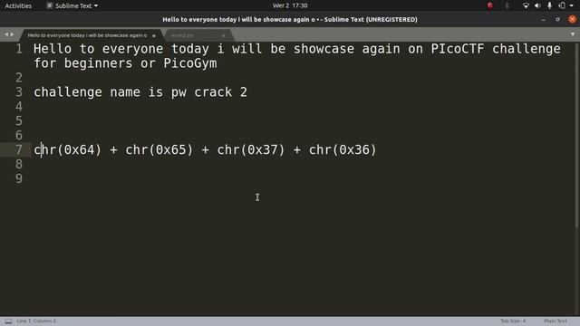 PICOCTF(Walkthrough) || Pw Crack 2 PicoGym For Beginners 2022 смотреть онлайн