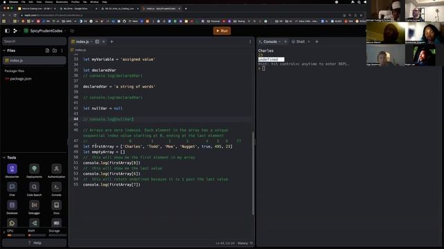 Week 1 Day 1 Intro to Coding Live JS смотреть онлайн