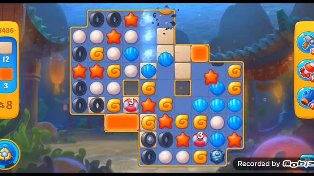 Fishdom level 3486. NOboosters смотреть онлайн