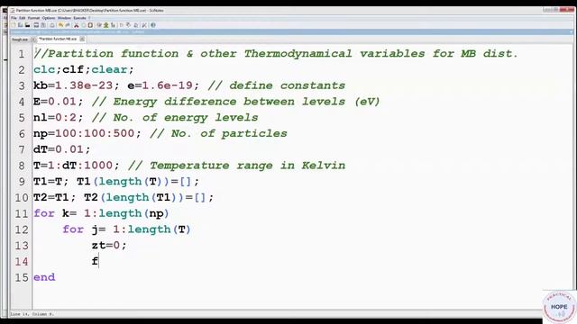 Statistical: Plot Partition function & other thermodynamic variables (U, Cv, F, S) - Part-1 смотреть онлайн