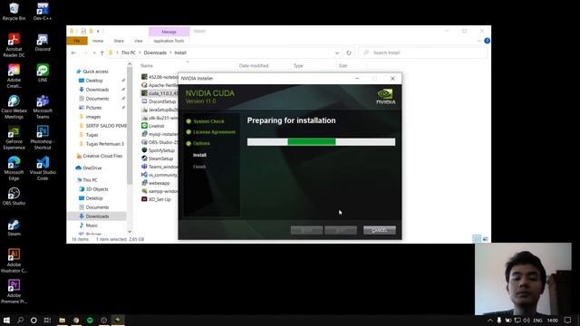 Cara Install CUDA pada windows 10 смотреть онлайн