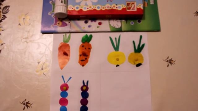 Занятие 14. Раннее развитие ребенка: аппликация с пластилином "Повтори" смотреть онлайн