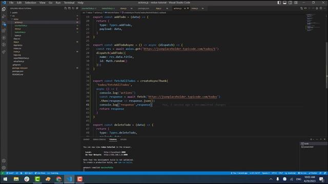 React-Redux 2023 - Redux thunk trong redux toolkit - Lập trình thật dễ смотреть онлайн