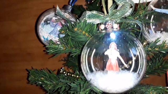 Новогодняя игрушка своими руками / Шары с фотографией смотреть онлайн