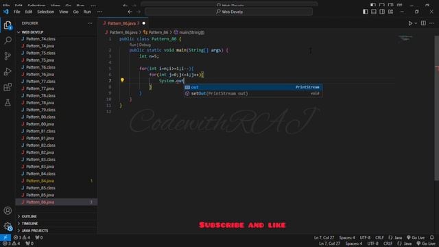 Java Pattern_86 смотреть онлайн