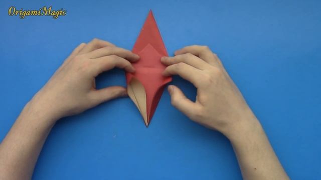 Как сделать Журавля из бумаги | Оригами Птица своими руками без клея смотреть онлайн