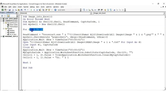 how to extract text from images using excel vba with Tesseract OCR - 99Excel.Com смотреть онлайн