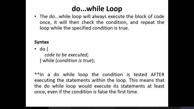 PHP Conditional Statements, Loops, Special Loop Keywords and Nested Loops смотреть онлайн