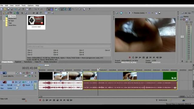 Как разрезать видео в Sony Vegas смотреть онлайн