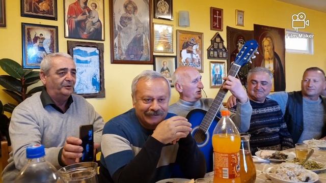 После Литургии в день памяти колесования влмч.Георгия,Сагареджо,Грузия, пение и радости,2 часть. смотреть онлайн