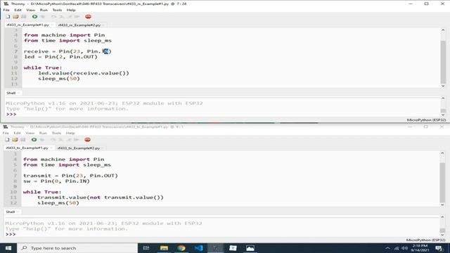 046 - MicroPython TechNotes: RF433 Transceiver смотреть онлайн