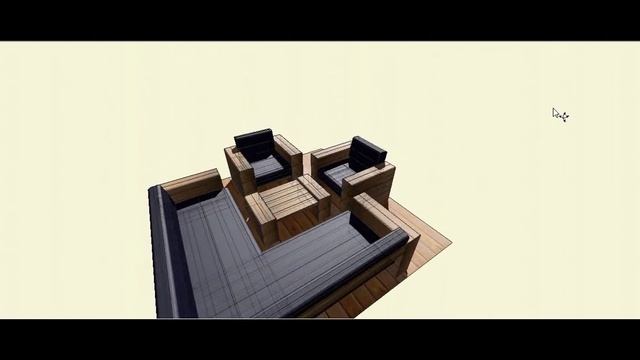 Гарнитур Лама терраса 3х 3 м смотреть онлайн