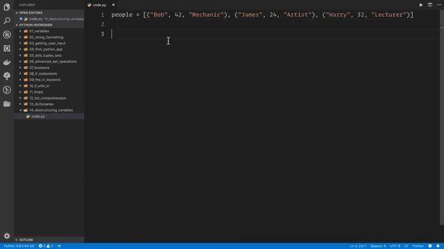 video23 13 Destructuring variables смотреть онлайн