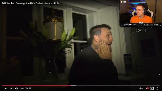 MINIMINTER REACTS TO TGF LOCKED OVERNIGHT IN UK'S OLDEST HAUNTED PUB!! смотреть онлайн