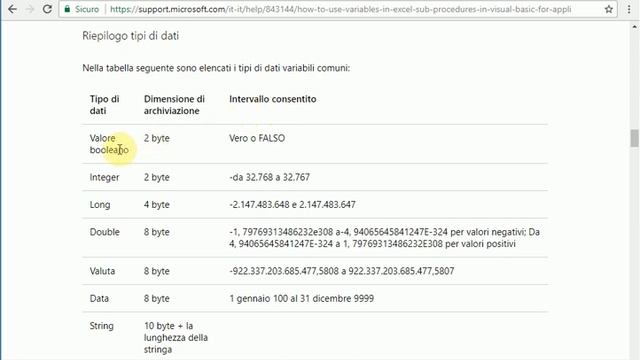 Corso VBA Excel ITA - 10 - Variabili (parte 2) смотреть онлайн