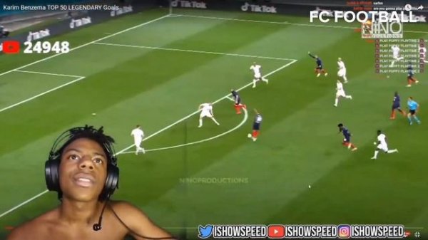 IShowSpeed React To Football Videos ?