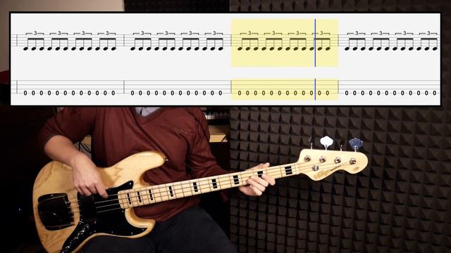 Queen - Thank God It's Christmas (bass cover with tabs in video) смотреть онлайн