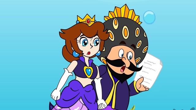 Peach And Luigi Turned Into A Werewolf - Mario vs Peach Sad Love Story - Super Mario Bros Animation смотреть онлайн