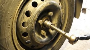 "ГТ" Регулировка подшипника задней ступицы на Дэу Ланос (Сенс, Нексия, Опель Аскона).