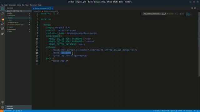 Crea un contenedor de docker con Mongo + cliente mongo Express paso a paso смотреть онлайн