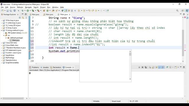 #13 . String method in #java P1 смотреть онлайн