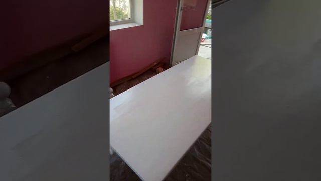 Покраска обеденного стола своими руками ! смотреть онлайн