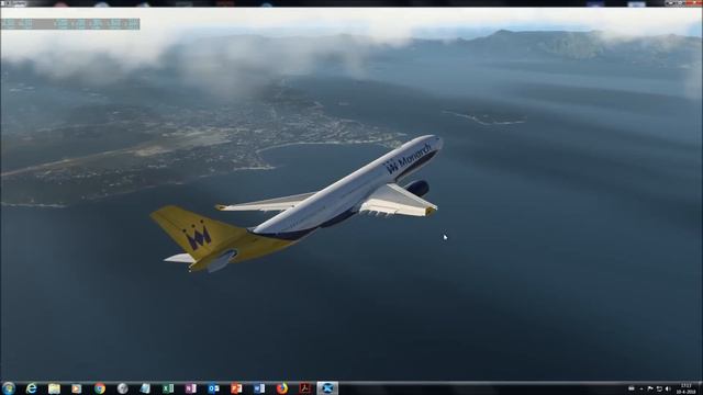 JAR Design A330 v3 Trainingflight over Corfu (FlyTampa scenery) смотреть онлайн