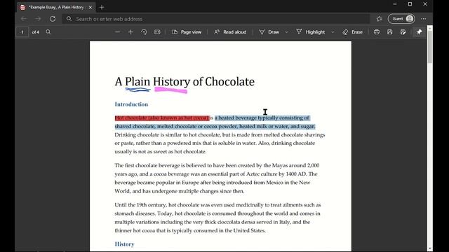 Marking and Annotating PDF files using Microsoft Edge смотреть онлайн