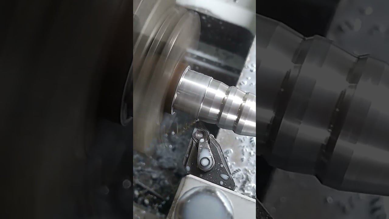 Токарная обработка ёлочки #токарный #чпуобработка #токарнаяобработкаметалла #станок #елочка #ёрш смотреть онлайн