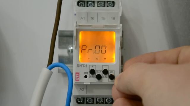 SHT-1 Программирование цифрового таймера смотреть онлайн