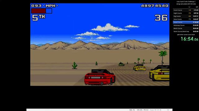 Lotus Turbo Challenge 2 Amiga [Former WR] [33:36] смотреть онлайн