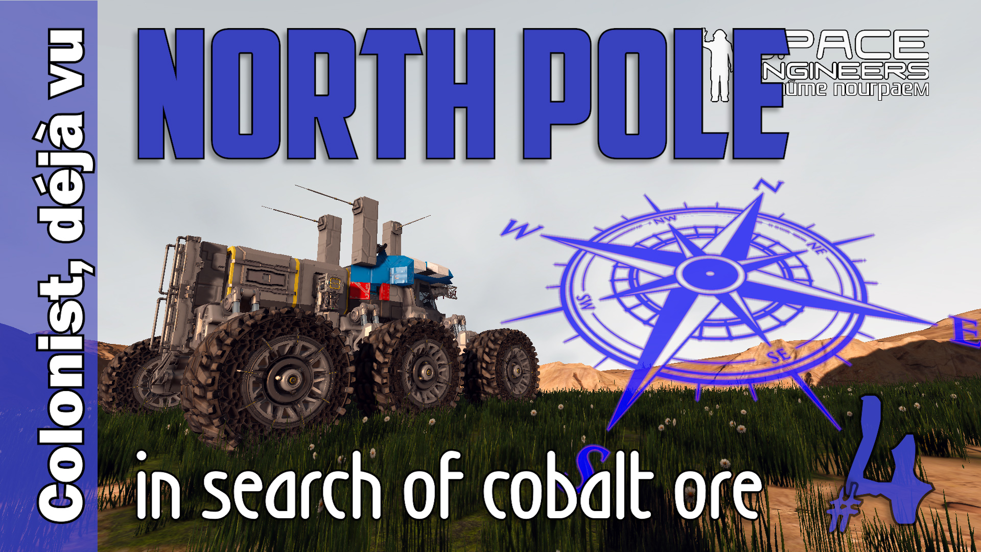 #04: North Pole. In Search Of Cobalt Ore. Space Engineers