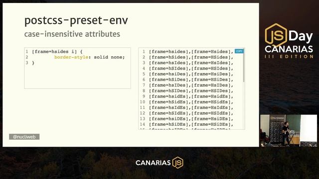 PostCSS, el Babel de CSS | JSDay Canarias 2019 смотреть онлайн